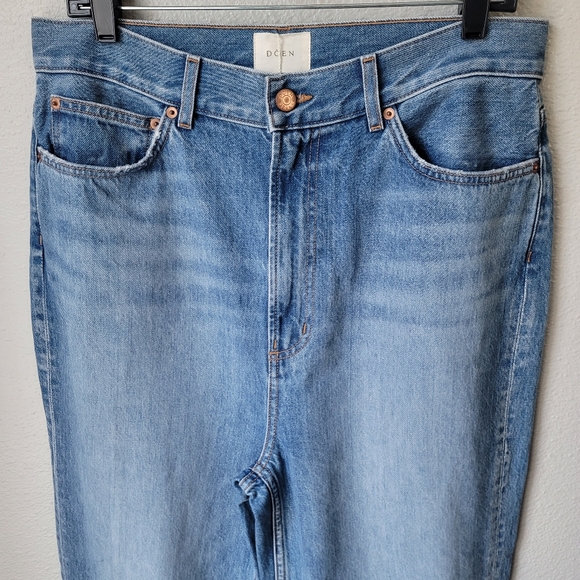 NWT Doen Laurent Wide Leg Ultra High Rise Jean, Size 31, Color Vilaine Wash - Picture 3 of 11